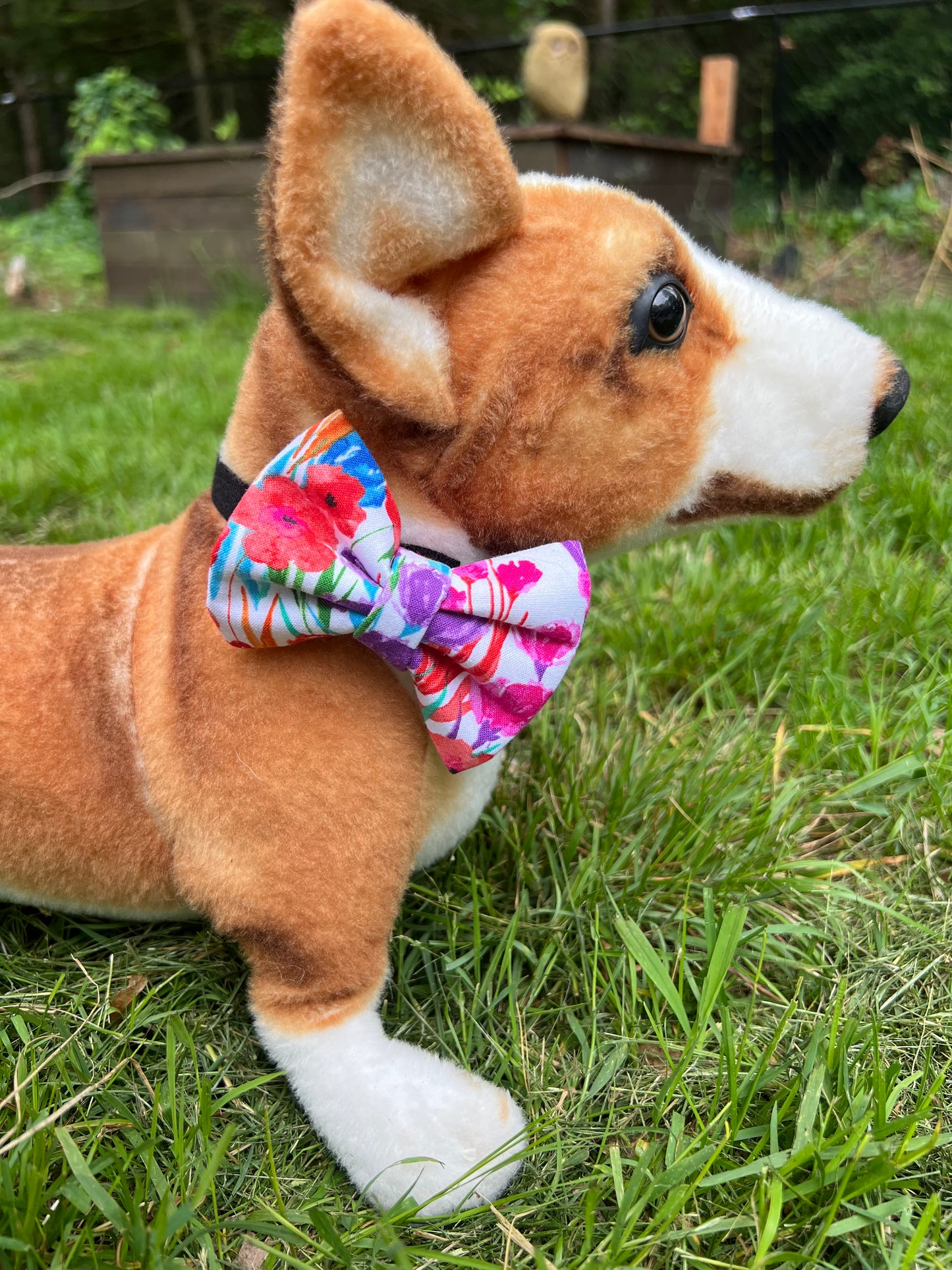 Bright Floral Bow Tie