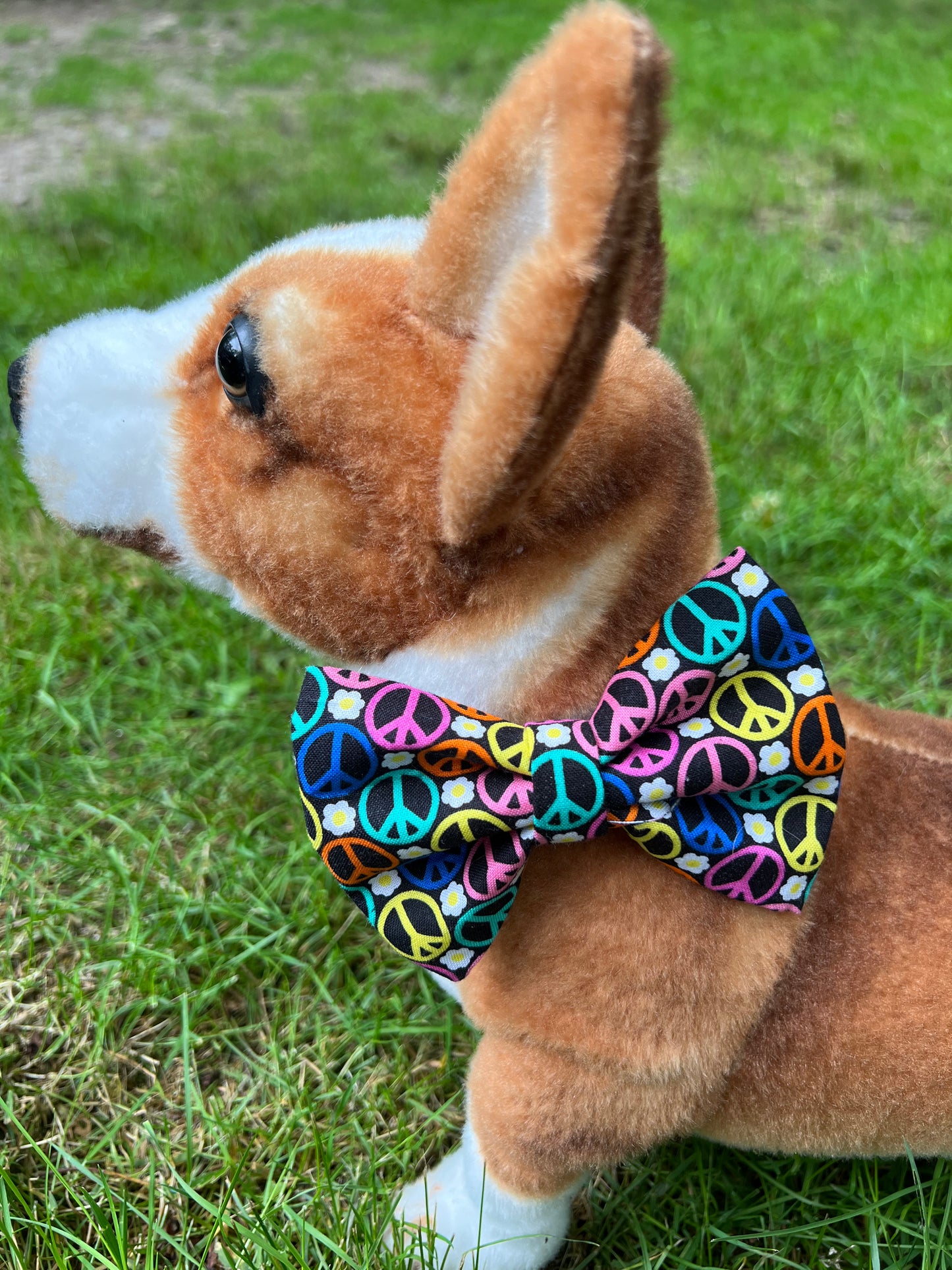 Peace Out Bow Tie
