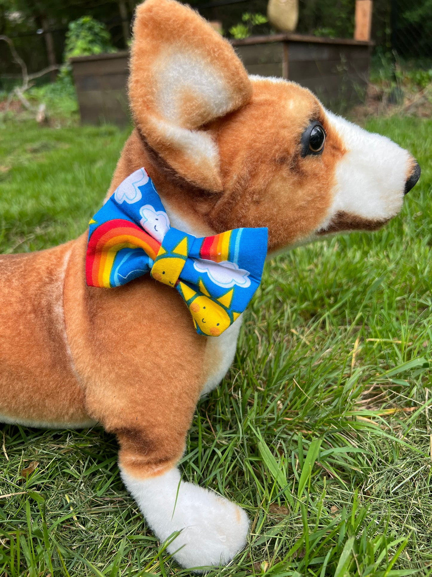 Happy Rainbow Bow Tie