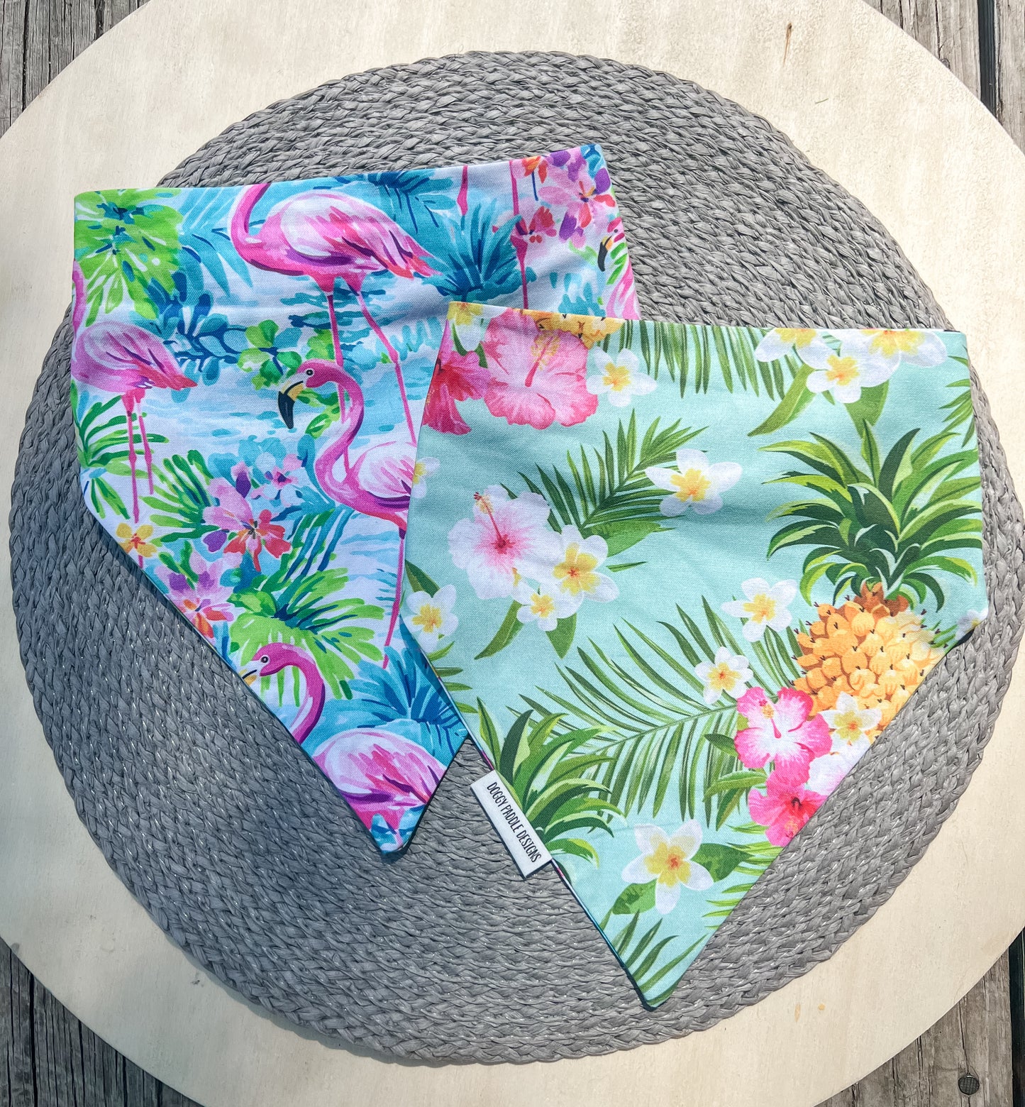 Flamingo Luau Pet Bandana