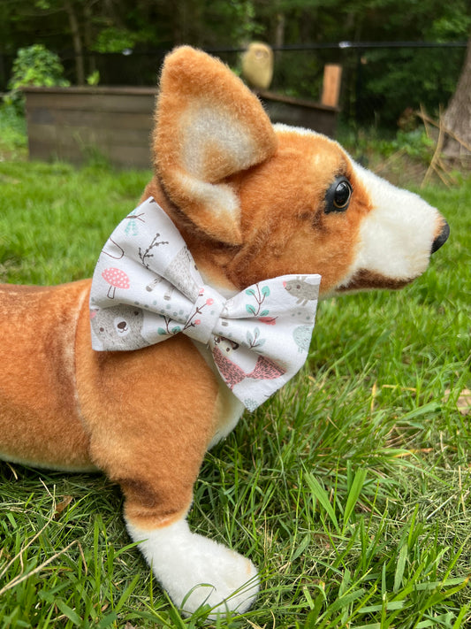 Woodland Animal Bow Tie