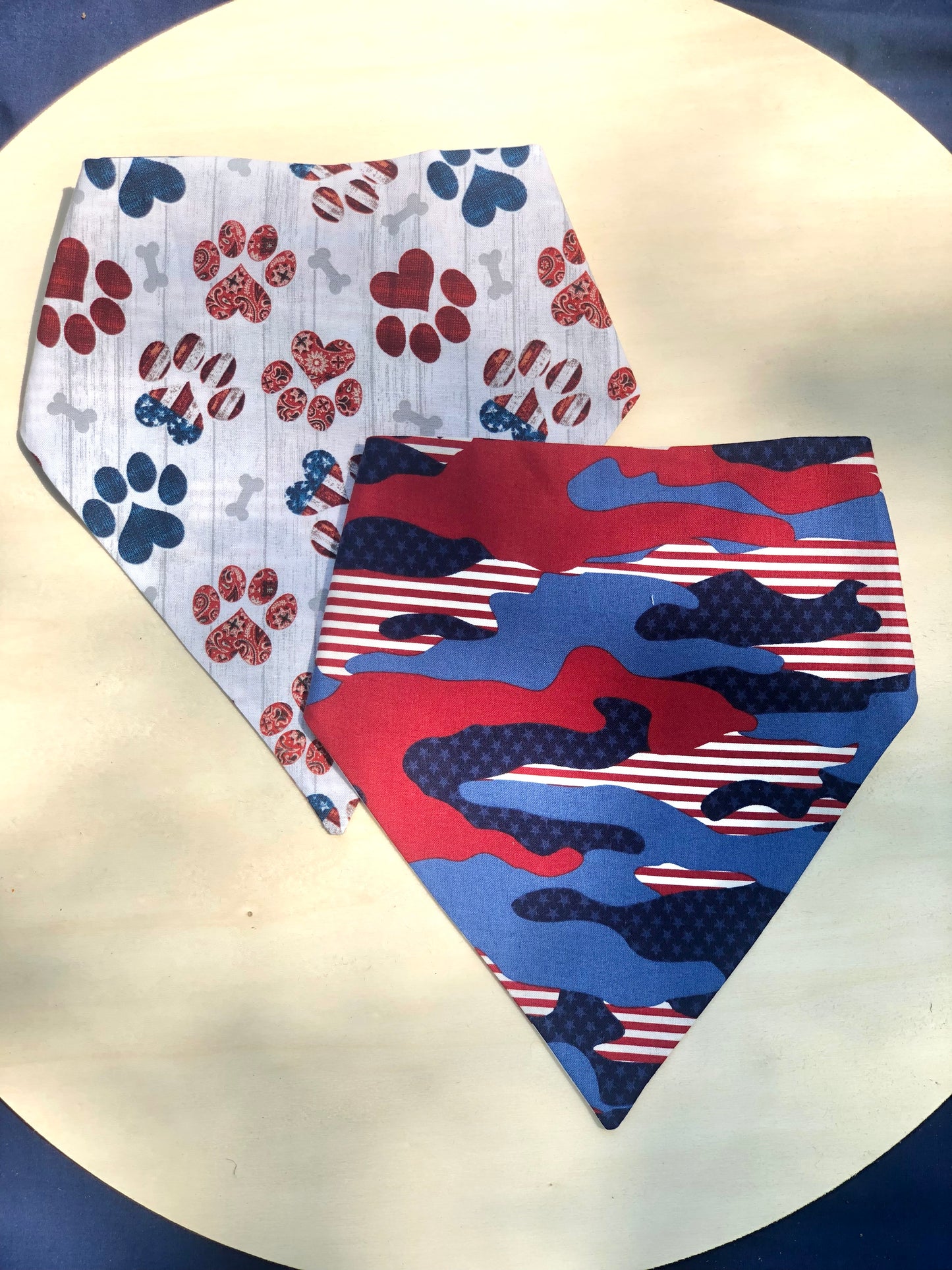 Patriotic Pet Bandana | Paw Print