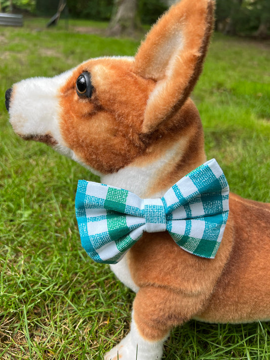 Summer Plaid Bow Tie