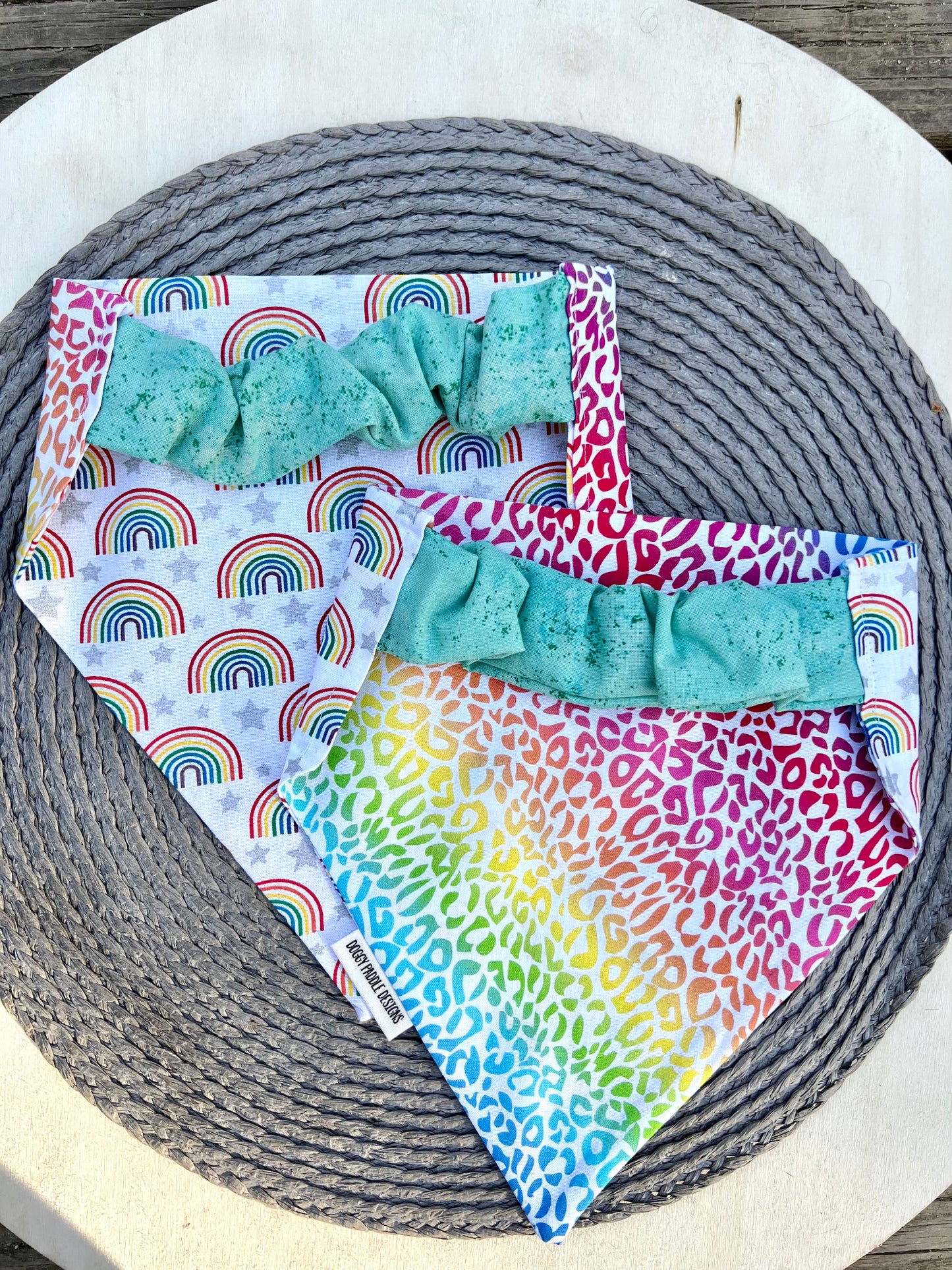 Rainbow Bandana | Leopard