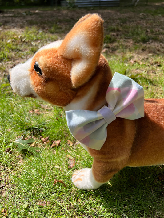 Pastel Hearts Bow Tie